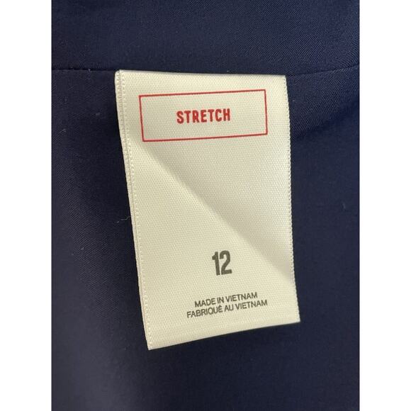 Express Blazer Jacket Single Breast Multicolor Striped Stretch - Picture 9 of 9